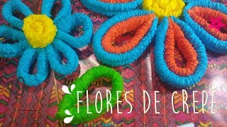 Tutorial Flores de Papel Crepé Corrugado [upl. by Prissie]