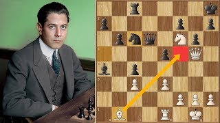 The Move of All Moves  Capablanca vs Marshall  Game 11 [upl. by Benni]