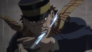 Golden Kamuy  SUGIMOTO VS NIKAIDOU [upl. by Artimas]