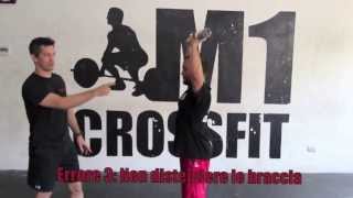 Thruster tutorial ed esecuzione  CROSSFIT [upl. by Tirrell]