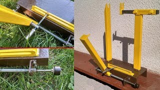 BICYCLE WHEEL TRUING STAND how to do it yourself [upl. by Chak]