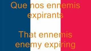 La Marseillaise French National Anthem FrEn [upl. by Edmondo]