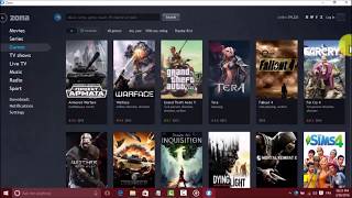 how to download all games and movies with ZONA [upl. by Nauqram30]