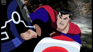 Superman amp Batman vs Darkseid  Justice league Unlimited [upl. by Anaerda]