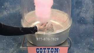 How To Make Cotton CandyCotton Candy Demonstration [upl. by Qiratla78]