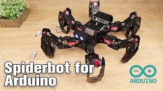 Spiderbot Hiwonder Hexapod Programming Robot for Arduino Demo [upl. by Cristiona]