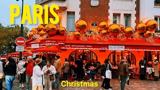 Paris France 🇲🇫 Christmas Lights Tour 2024 A Walk With Aziz [upl. by Riess]