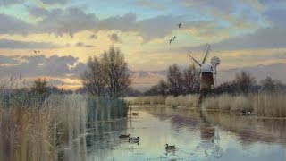 Ralph Vaughan Williams  Norfolk Rhapsody No1 Colin W Burns  Paintings [upl. by Lozano630]