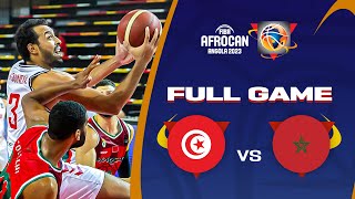 Tunisia v Morocco  Full Basketball Game  FIBA AfroCAN 2023 [upl. by Stacey]