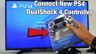 How to Connect New PS4 DualShock 4 Controller [upl. by Naillij25]