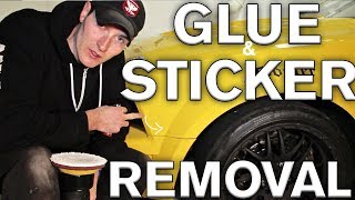 How to Remove Glue and Stickers from your Paint [upl. by Zumstein]