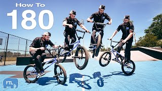 How To 180 BMX [upl. by Mahla]