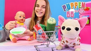 Puppen Mama Gemüsepüree für BabyBorn Puppe Spielzeug Video auf Deutsch [upl. by Matilde]