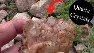 Digging Quartz Crystals  We Found The Source [upl. by Janot]