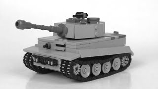 Building the Lego Tiger Tank  Battle of the Bulge WW2 [upl. by Hambley]