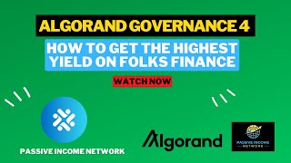 Algorand Governance via Folks Finance Complete Guide to Liquid Staking amp Earning the Highest Yield [upl. by Assiran]