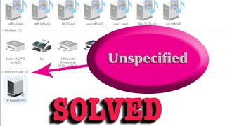 Unspecified device  SOLVED  WINDOWS 10 [upl. by Susannah]