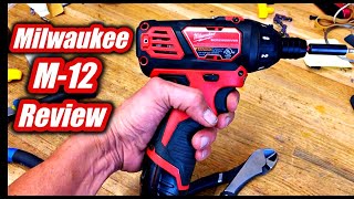 Milwaukee M12 Cordless Screwdriver Review [upl. by Beghtol]