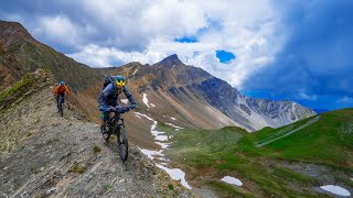 Traversing the Alps on a Mountain Bike  A Scenic Journey [upl. by Chiang]