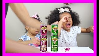 Warheads Super Sour Spray Taste Test GONE WRONG 😫 [upl. by Eide287]