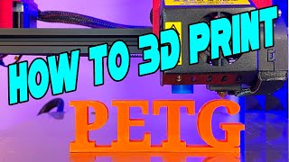 How to 3D Print PETG Filament Tips and Settings to 3D Print PETG Like a Pro  Cura [upl. by Trixi]