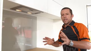 How to Install a Glass Splashback  Mitre 10 Easy As DIY [upl. by Nanyt]