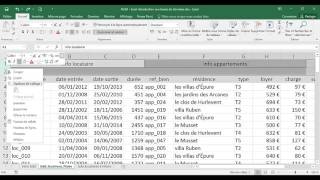 Excel  1 Basique  Cours Introduction aux bases de données [upl. by Nikita]