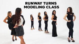 Modeling Class  Learn Catwalk  How To Walk The Runway Like A Model [upl. by Emolas]