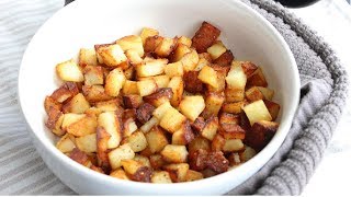 Fried Breakfast Potatoes Fried Breakfast Potatoes recipe  Fried Potatoes [upl. by Dorn]