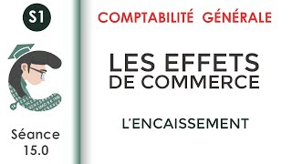 Lencaissement des effets de commerce séance 150 Comptabilitégénérale1 [upl. by Esorlatsyrc]