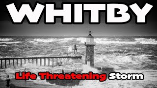 Whitby Storm Arwen On The Yorkshire Coast [upl. by Atiuqet]