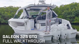 Galeon 325 GTO  Full InDepth Walkthrough [upl. by Eldnar]