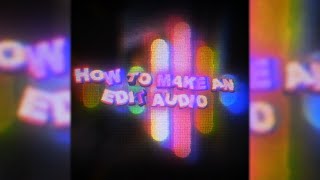 Edit Audio Tutorial After Effects [upl. by Nosrak]