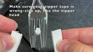 How to ReInstall a Zipper Head with the Fork Trick [upl. by Erland]