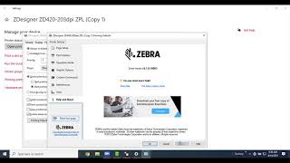 Setting up Zebra ZD420 USB Barcode Printer [upl. by Burnaby]