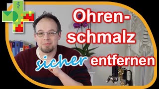 Ohrenschmalz sicher und schonend entfernen [upl. by Sibilla913]