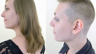 Femme Flattop Makeover wwwShortHaircutGirlscom [upl. by Gokey]