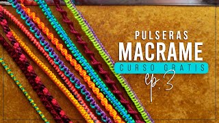 10 PULSERAS FÁCILES Y RÁPIDAS 💥» Ep 31  pulseras de hilo  friendship bracelets ● Curso de Macrame [upl. by Merell]