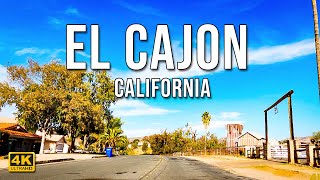 Driving Around El Cajon Neighborhoods 4K  San Diego  California [upl. by Enner]