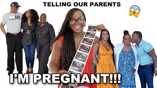 TELLING OUR PARENTS IM PREGNANT😱  Msnaturally Mary [upl. by Ithsav168]