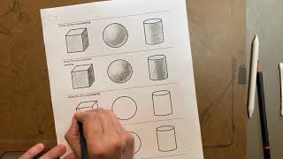 Shading Forms Using Hatching Crosshatching Stippling and Scribbling [upl. by Katuscha]