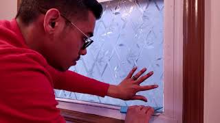 Window Privacy Film Installation and Review in 4K [upl. by Fidel563]