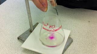 Titration using phenolphthalein [upl. by Hsiwhem]