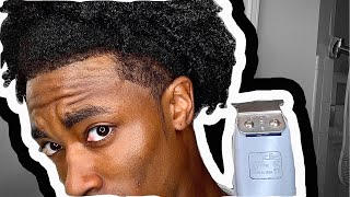 How To Give Yourself A Crisp Line up Edge up [upl. by Elleirbag]