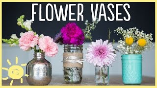 DIY  3 Gorgeous Flower Vases So Easy [upl. by Aurel872]