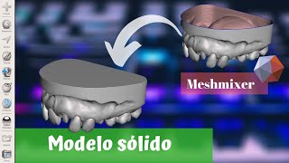 Como crear un modelo sólido en meshmixer💥 [upl. by Bamford]