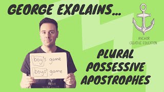 George ExplainsPlural Possessive Apostrophes [upl. by Martsen]