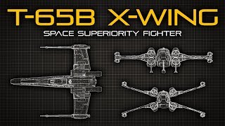 Star Wars T65 XWing  Ship Breakdown [upl. by Eddina]