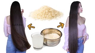 APLICATE AGUA DE ARROZ EN EL CABELLO POR 5 DÍAS RESULTADOS INCREÍBLES😱 [upl. by Alleahcim104]