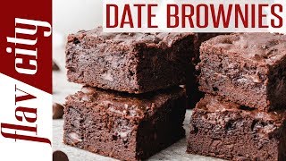 Chocolate Date Brownies  Gluten Free and Dairy Free [upl. by Boatwright619]